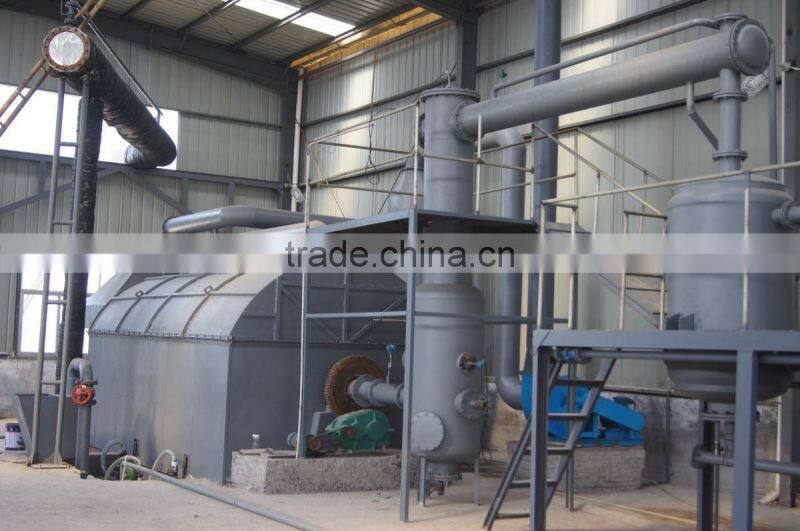 2013HOT Plastic Pyrolysis Equipment To Oil For Engineering Vehicles