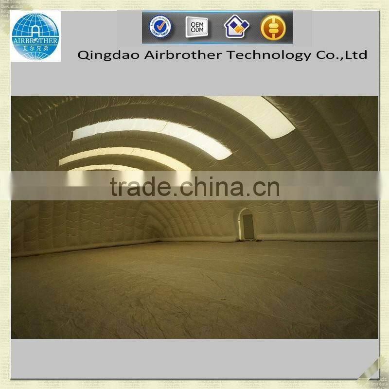 Anti-haze dismountable outdoor inflatable event hall