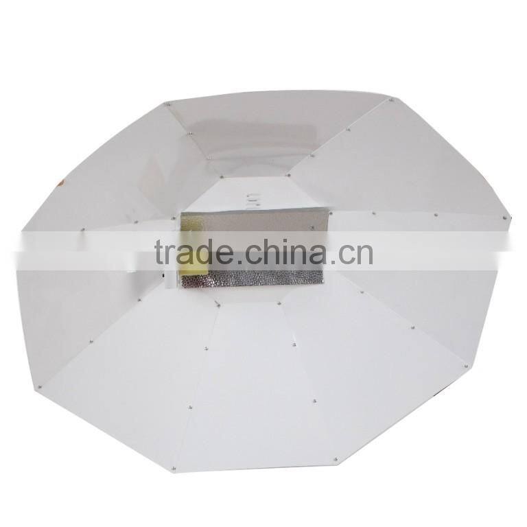 hydroponics aluminium vertical or horizontal grow light umbrella reflector / Umbrella-Shape Parabolic Grow Light Reflector: