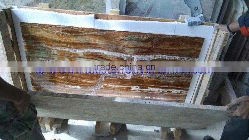 Cut to Size MULTI BROWN ONYX TABLE TOPS COLLECTION
