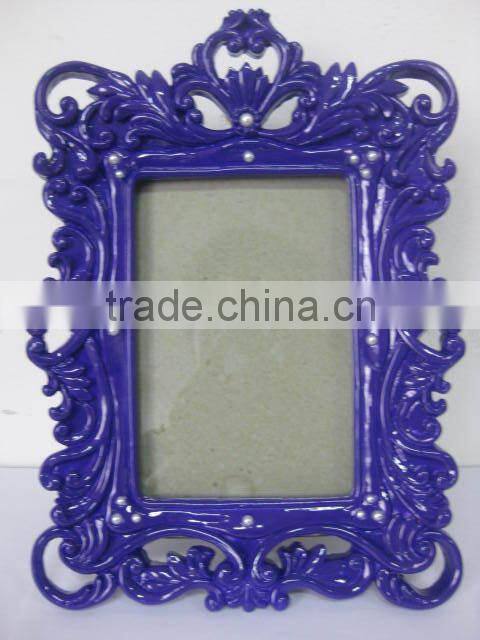 2014 newest beautiful resin photo frame