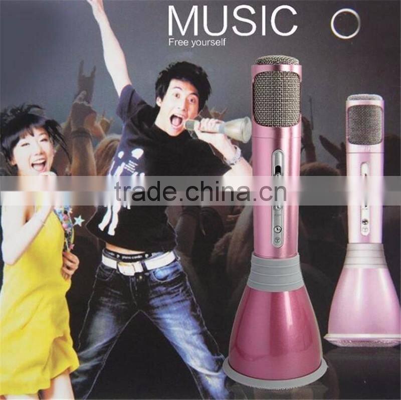 wireless bluetooth Mini Personal Portable Karaoke KTV Mobile Microphone Mini portable Karaoke microphone for Smartphones