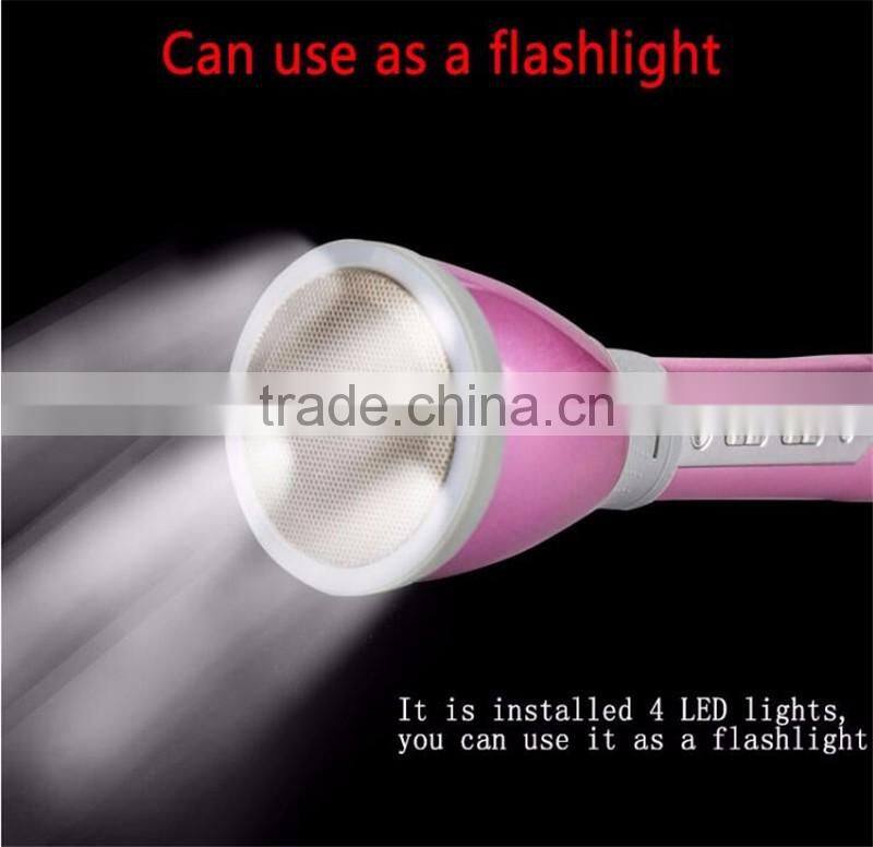 Alibaba wholesale portable Karaoke microphone for Smartphones Bluetooth speaker Portable Wireless Karaoke Microphone