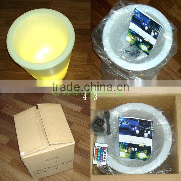 LED Lighted Planter Pots / LED Flower Pot Wholesale