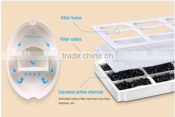 2017 New Hot Automatic Pet Waterer, 3 In 1 Pet Water Fountain Multi-functional LED Light Automatic Pet Bowl Feeder Waterer