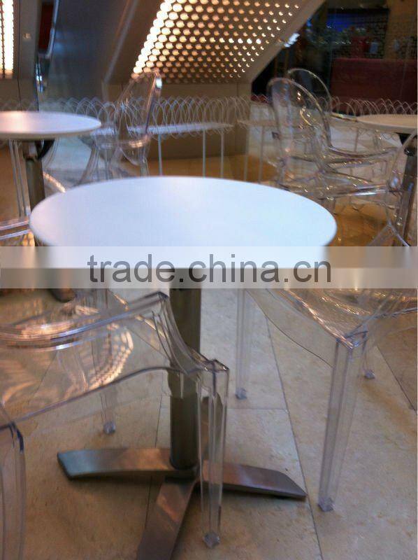 Corianfurniture acrylic restaurant/cafe/bar dinning table