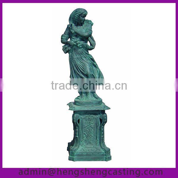 Interior decoration cast iron Sculpture head /human statue
