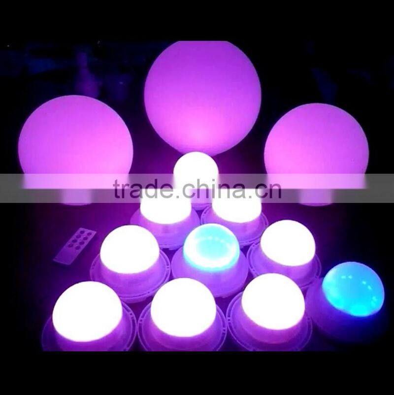 24RGB+8W wedding funiture decoration battery 6.4W LED Bulb Light