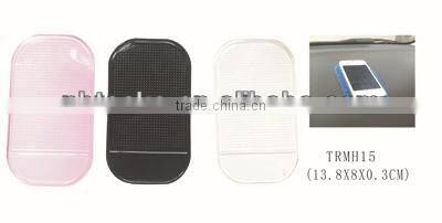 Silicon car non-slip mat for mobile phone anti slip cell phone pad