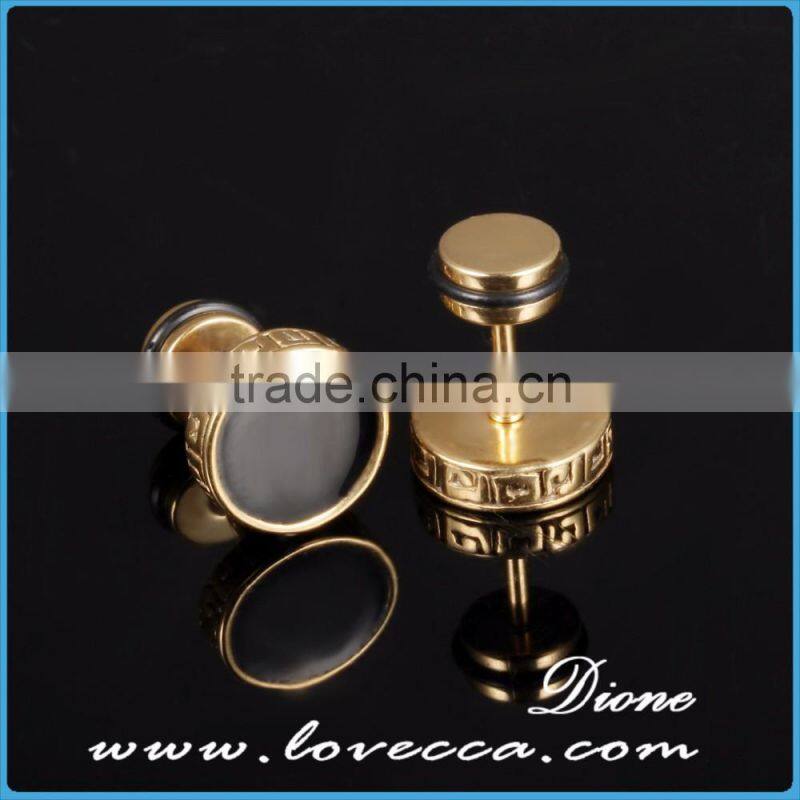 Wholesale Ear Piercing Studs Stainless Steel Dumbbell Earrings