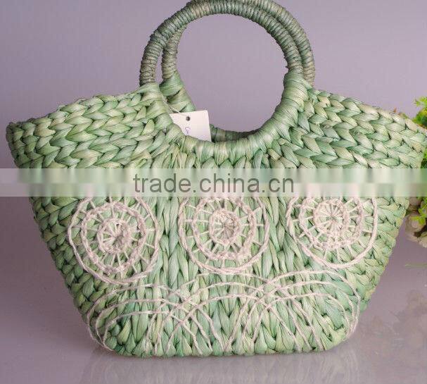 fashion corn skin beach bag