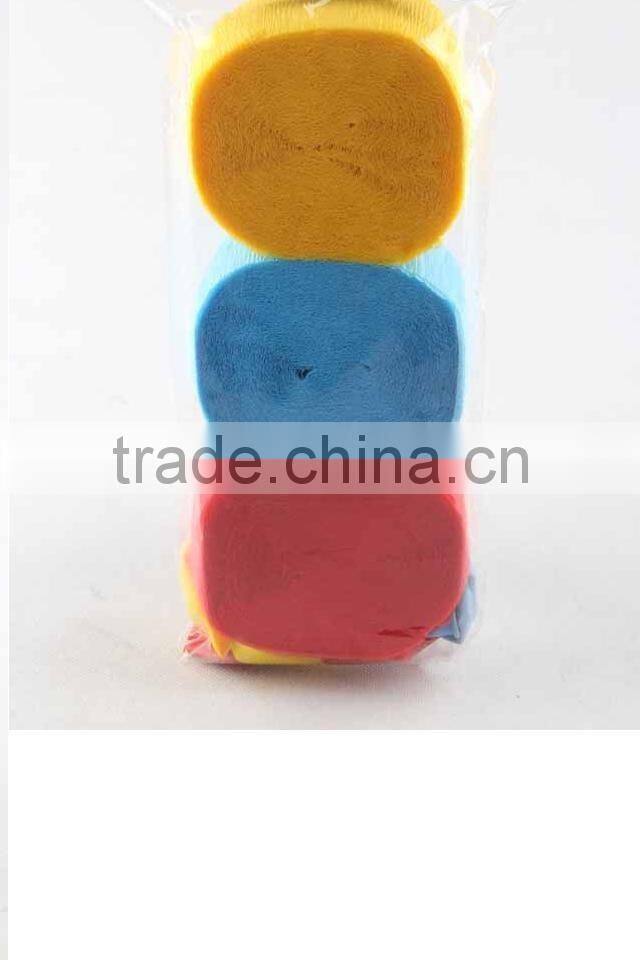 3pc colorful balloons party items/crepe paper