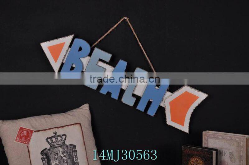 wood and metal furniture, colorful living room side cabinet