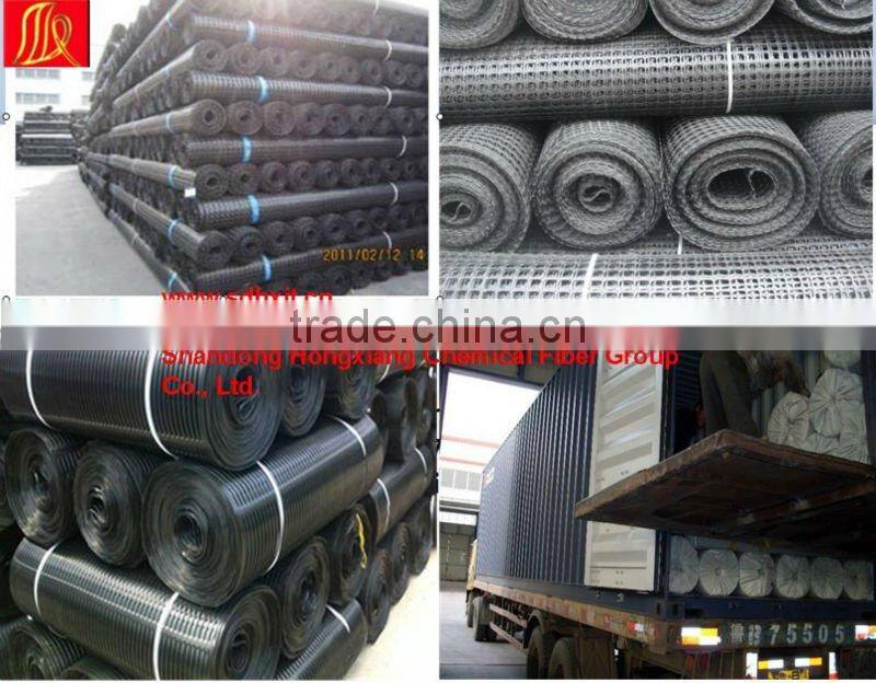 Biaxial glass-fiber Geogrid