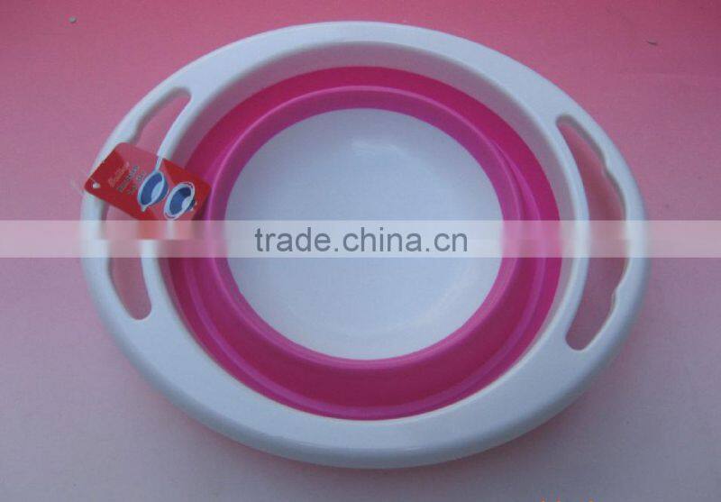 silicone washing mesh foldable basket