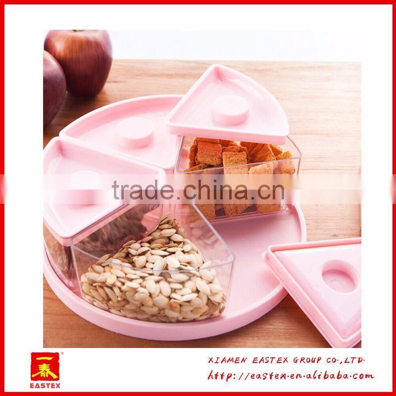 Fashionable pressurized pot with covers to storage food