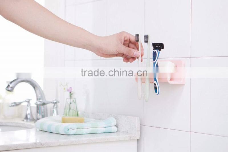 Sucker toothbrush rack