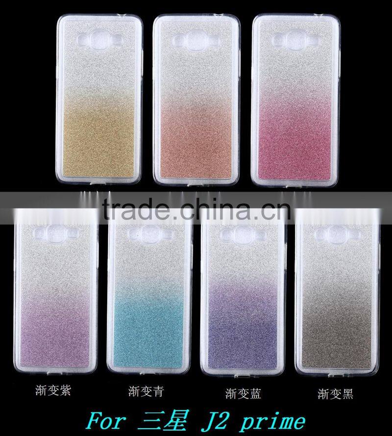 Gradually changing color phone case ,mobile phone case for Samsung j2 prime