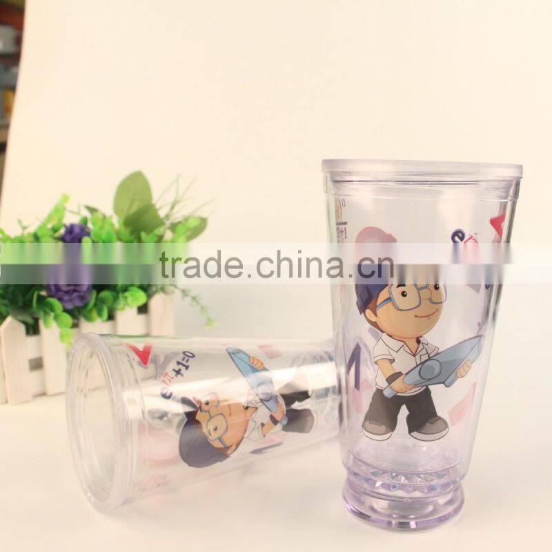 Personalized PS/AS 450ml reflective cup with customized logo