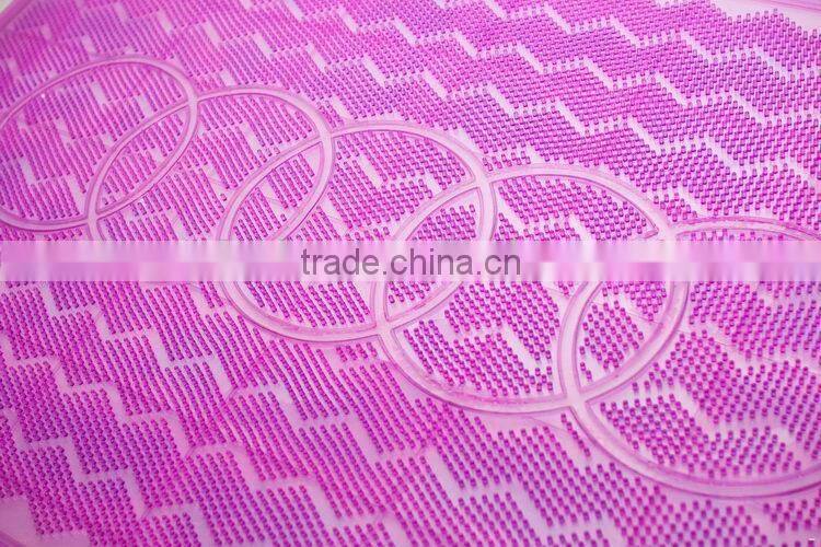 Good quality new products anti-slip pvc stone design bath mat