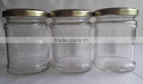lead free food grade glass jar with lid
