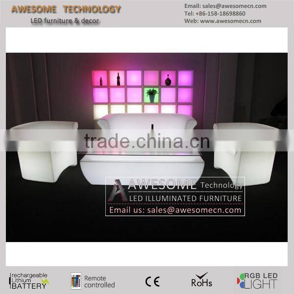 RGB LED LIGHT Bride and Groom Chair