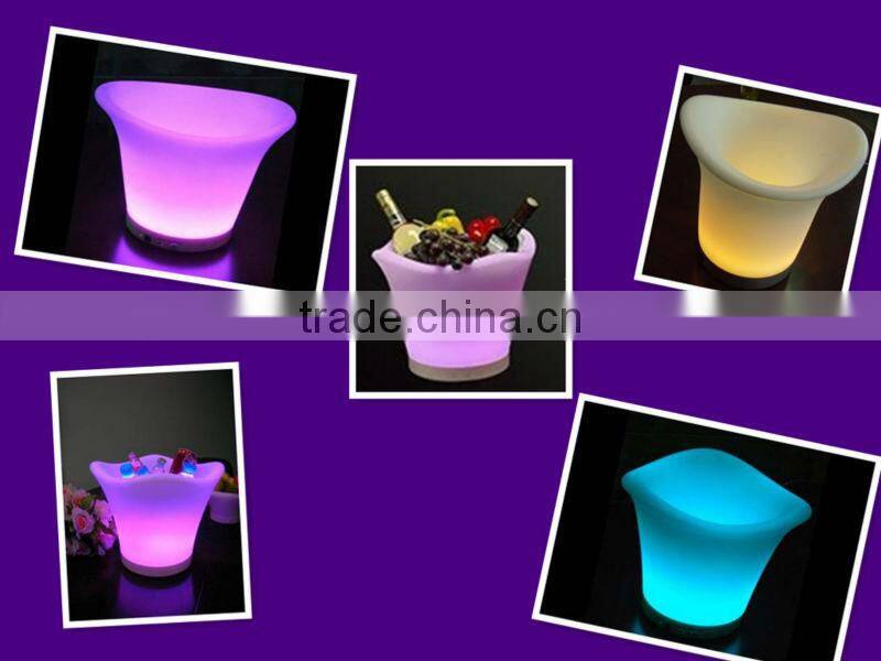 modern led ice bucket/led table/led furniture /LED cocktail cabinet /LED gradevin YM-LIB242024