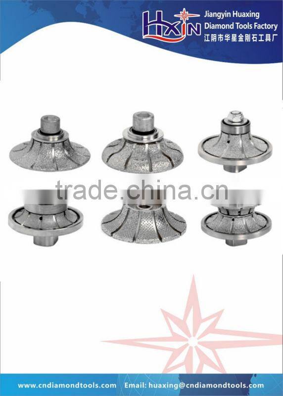 Vacuum brazed Diamond Hand Profilers for stone edge