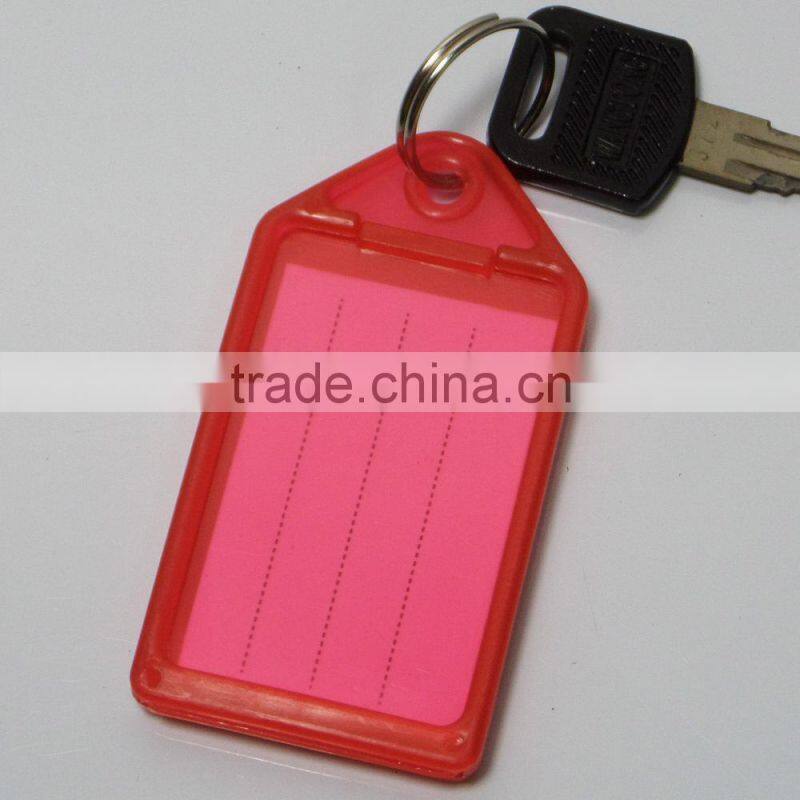 Hot-Sell cheap office large blank plastic label key tags