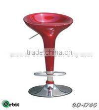 Height Adjustable Black Bar Chair Modern Bar Stool Plastic Bar Stool