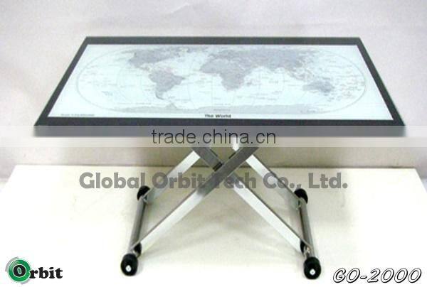 Modern designs metal center table, stainless steel folding dining table