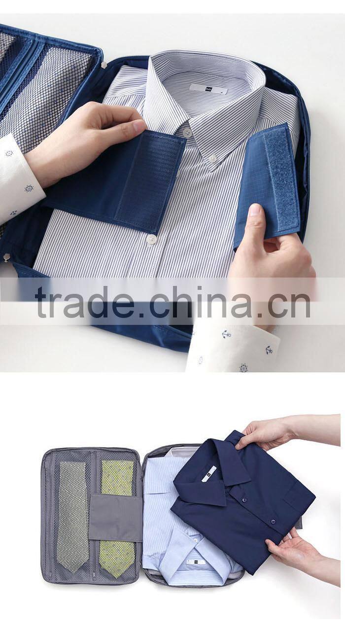 Business travel shirts storage bag for men