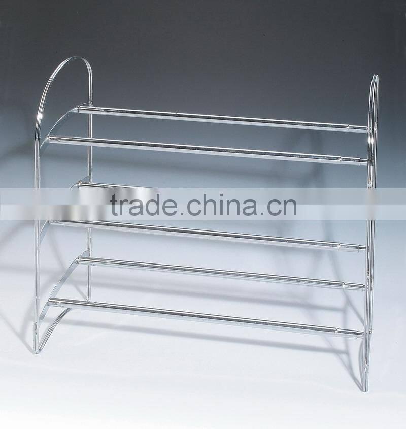 400-97B 3-tier metal shoe rack for living room