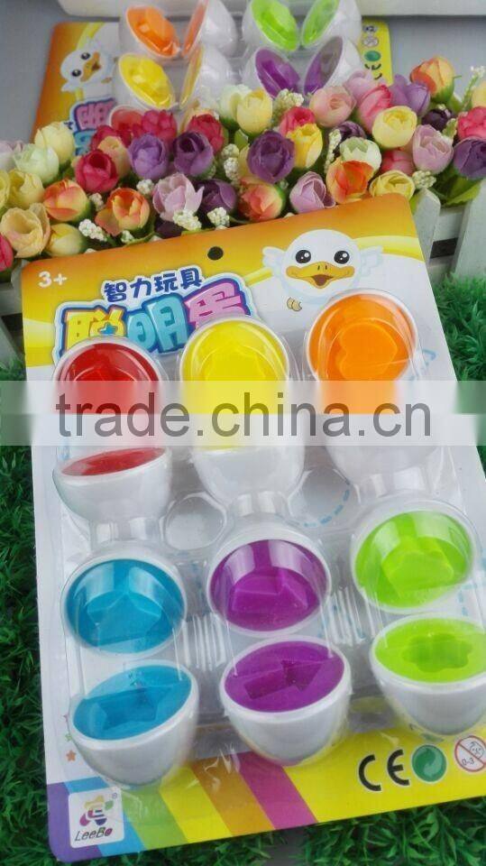 Mini 6 Color Educational Toy Smart Eggs Design Jigsaw Puzzle Game Toy