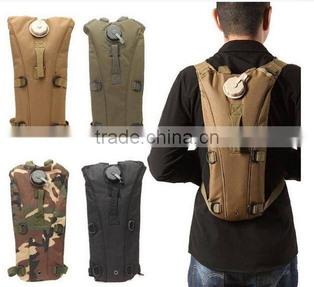 Multi camo hydration backpack tactical 2L hiking military hydration pack