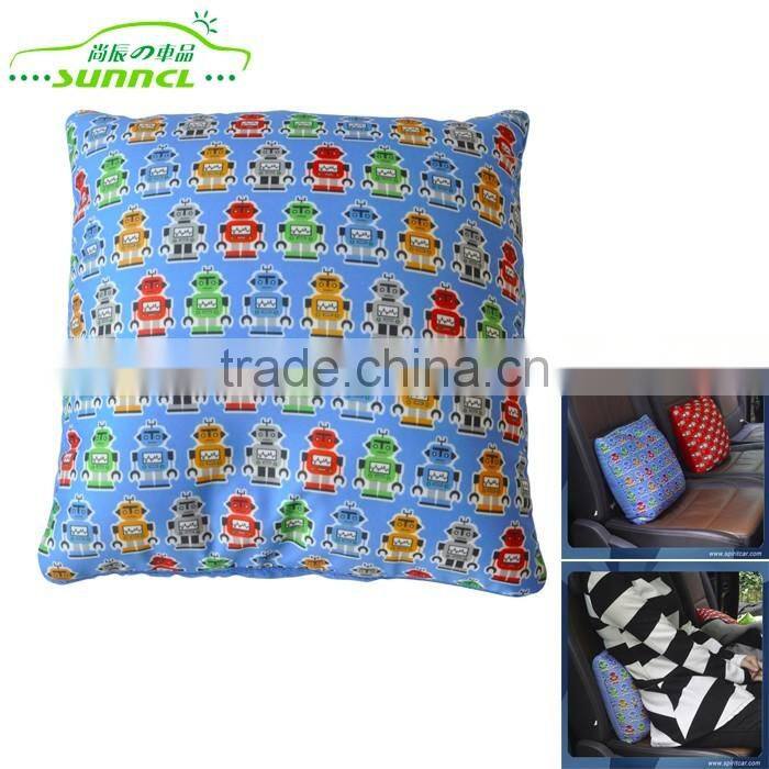 UK Flag Car Travel Bean Neck Pillow with High Quality PP Cotton