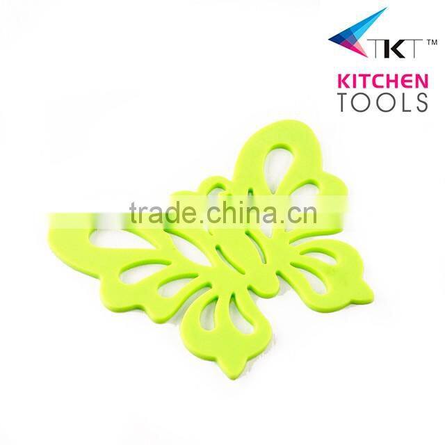 snow flower silicone cup mat pot holder