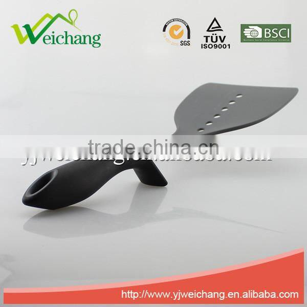 WCA516Premium Nylon utensils SLOTTED TURNER Cooking Utensil Gadgets Set with Storage Stand (Multi-color)