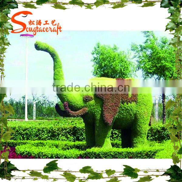 Large garden decorative artificial grass sculpture customized Decoration artificial plannt sculpture