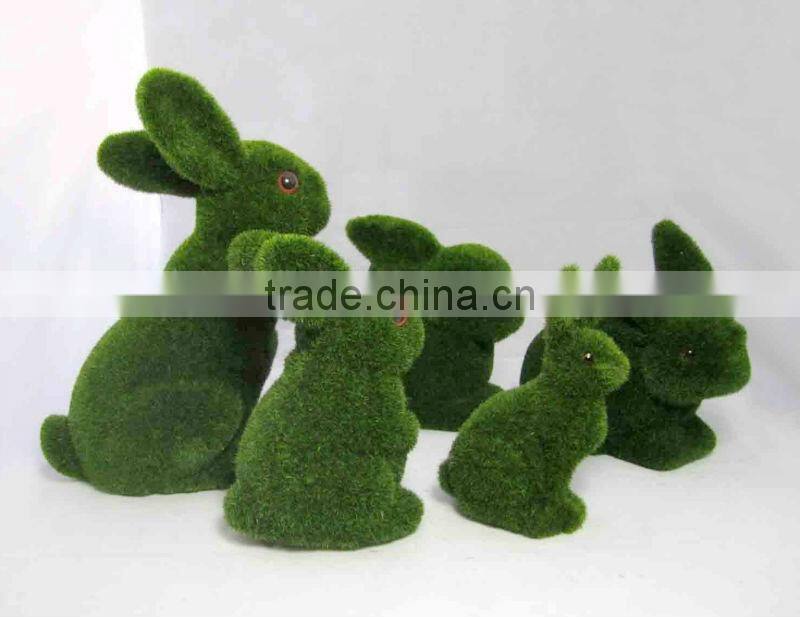 moss rabbit Lovely home deco
