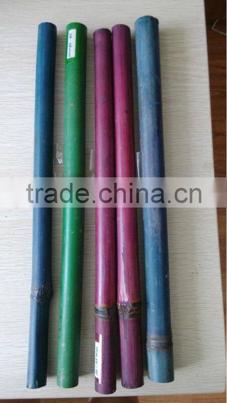 dyed bamboo poles/canes/sticks
