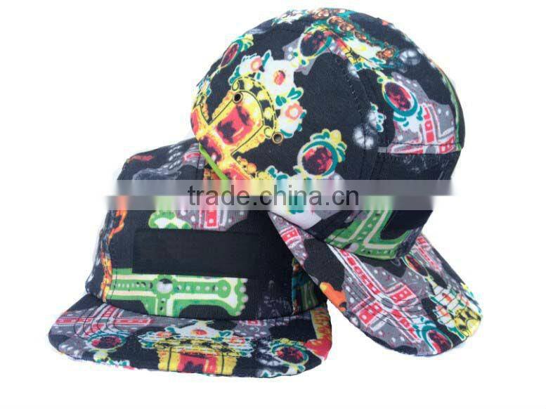 custom fashion zebra stripes flat snapback caps