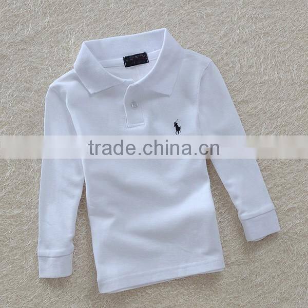 2016 OEM blank microfiber polo shirt long sleeve unisex polo shirt