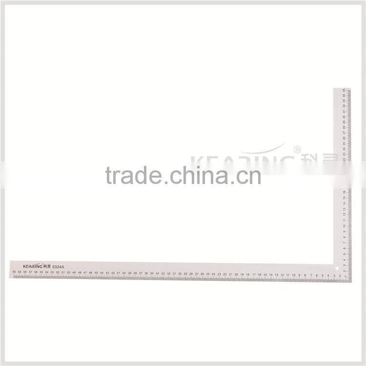 Kearing Multi Use Aluminum L Shaped Garment Ruler 35 cm / 60 cm Imperial 14'' & 24'' #5324A