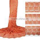 Nigeria Design Wedding Dress Tulle Lace Fabric FL0171