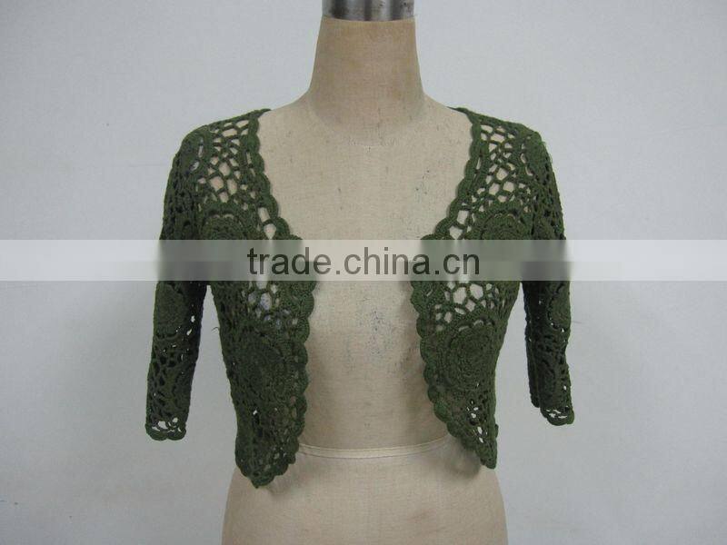 machine cotton crochet adies shrug