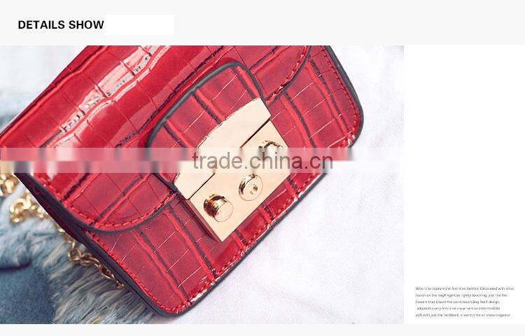lady red small side bag for college girls