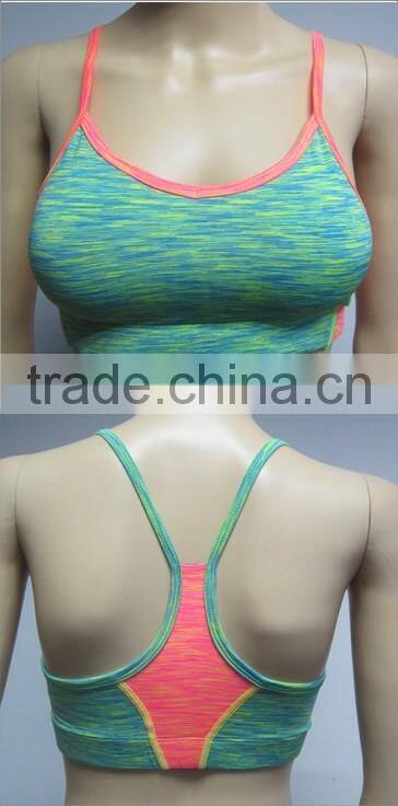 Wholesale Ladies Sexy Colorful Women's Gym Workout Tube Bra Sportswear