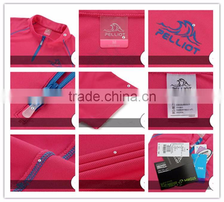 2017 Summer High Quality Women Stand Collar T-shirt