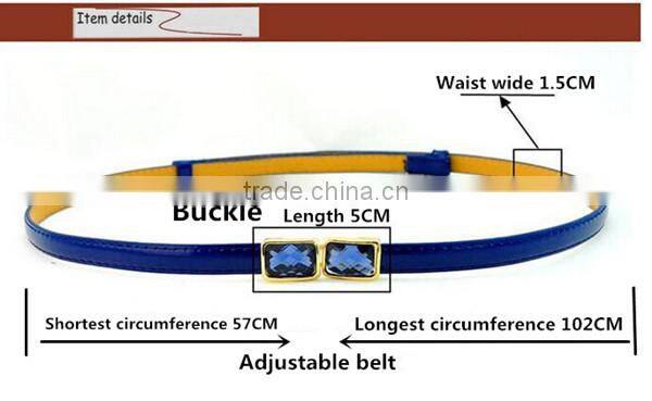 MOQ 1 pc 10 colors choice and length around for waist 57-102cm women brand belt female